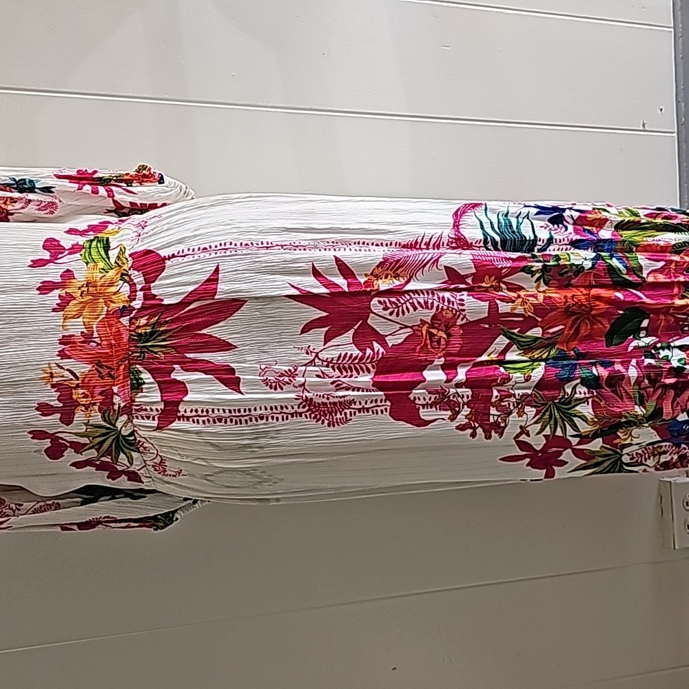 INC International Concepts Women's Floral V-Neck Maxi Dress Size Large - Picture 9 of 15